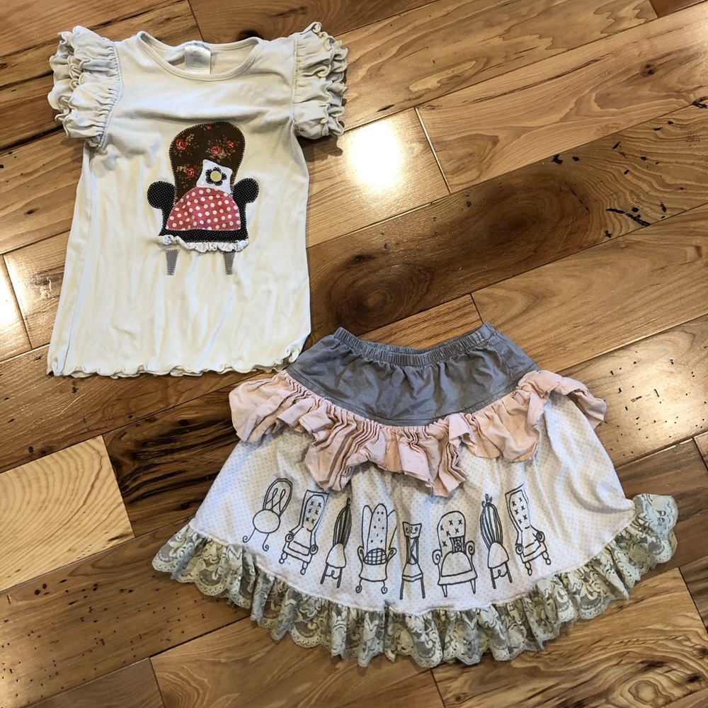 2 piece persnickety girls set🌸